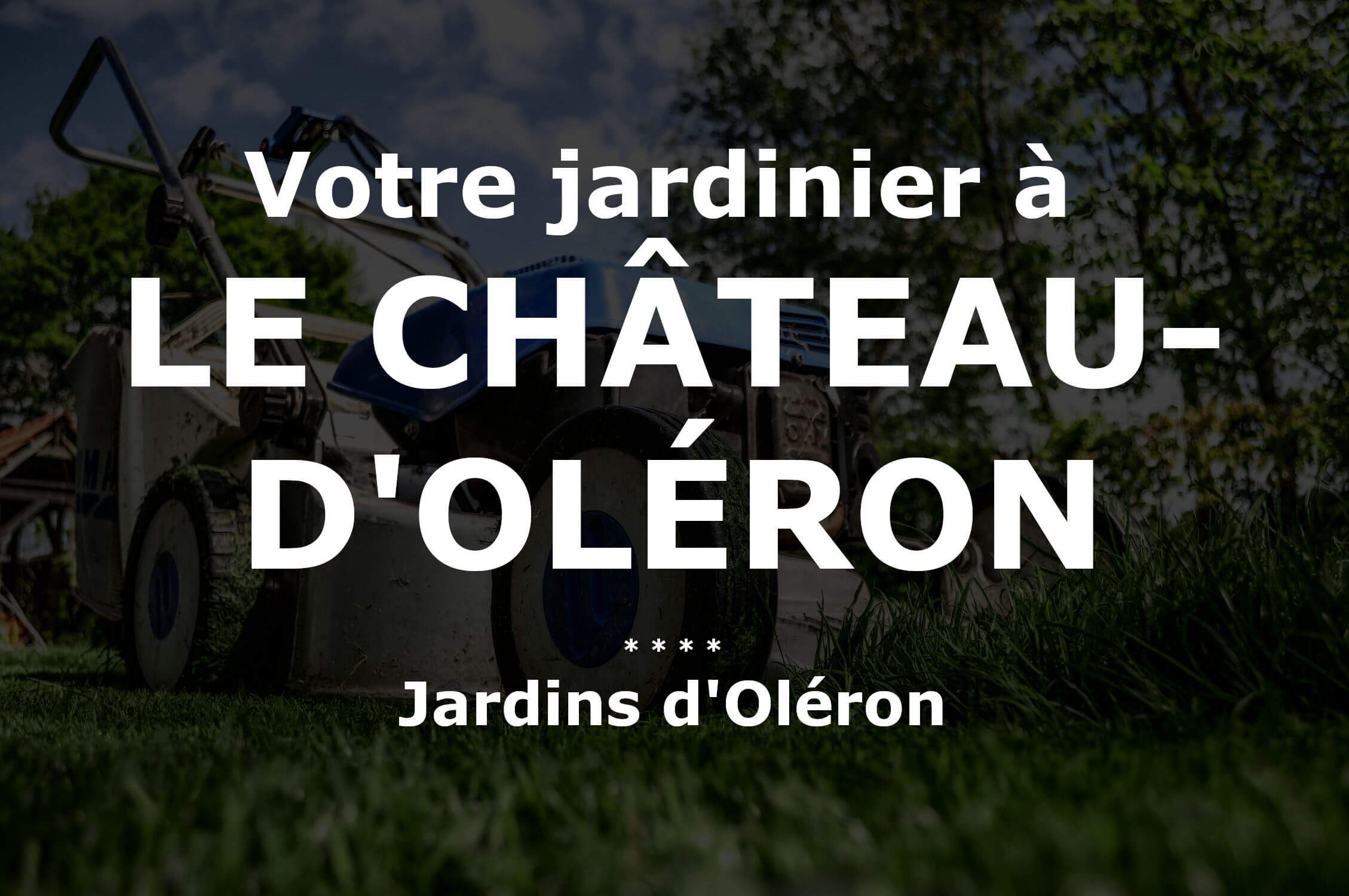 Jardinier Le Château-d’Oléron