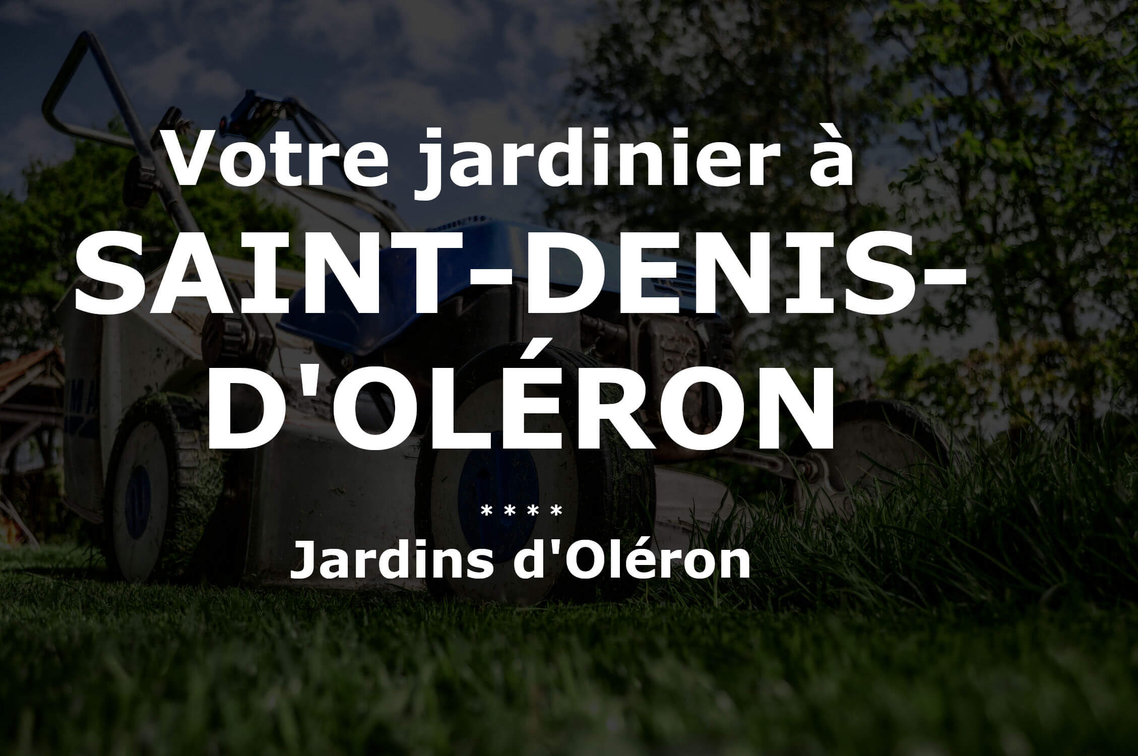 Jardinier Saint-Denis-d'Oléron