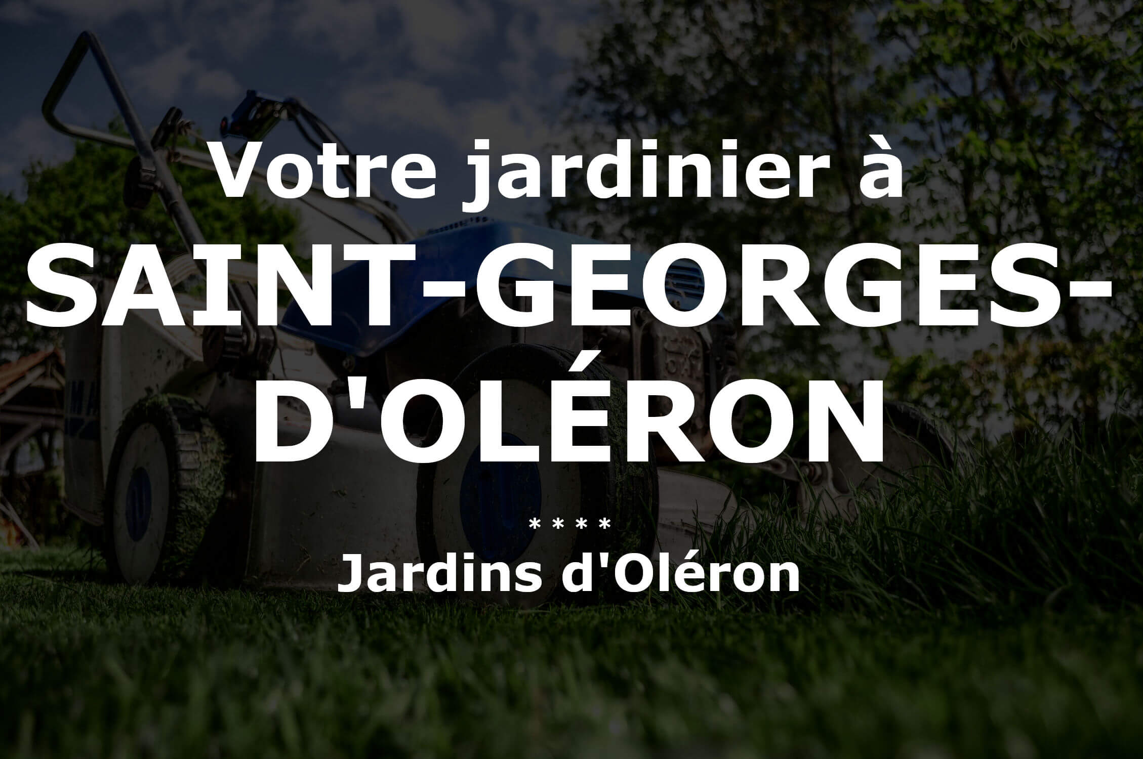Jardinier Saint-Georges-d'Oléron